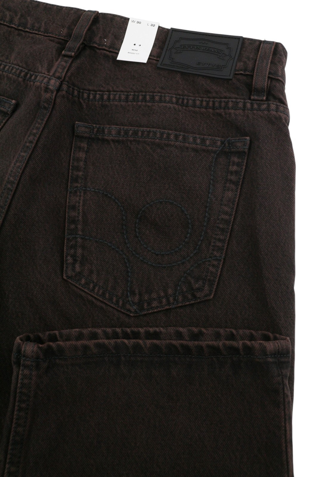 EYTYS Benz Sepia Baggy Fit Women Jeans W30/L32 Brown Washed Unisex RRP370