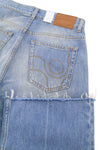 Jeans Avalon Torn Indigo Cropped Bootcut Fit