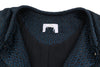 Black Polyester Coat
