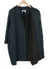Black Polyester Coat