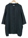 Black Polyester Coat