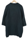 Black Polyester Coat