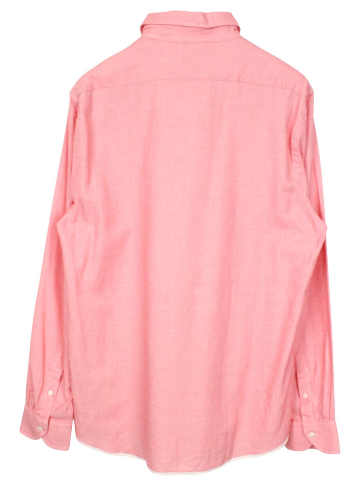 SCOTCH & SODA Ams Couture Men Shirt XL Salmon Pink Pure Cotton Button-Up