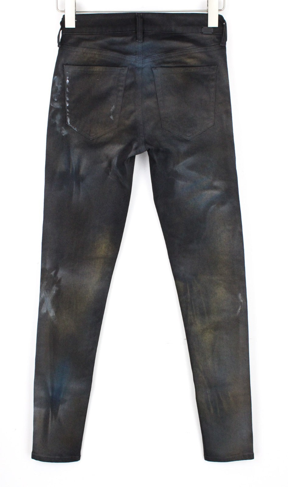 DIESEL Slandy-SP2 069IV Women Jeans W25/L32 Super Slim Skinny Grey Coloured