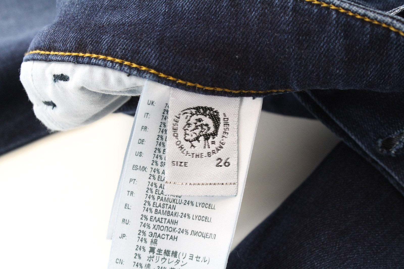DIESEL D-Bazer 083AT Men Jeans W26/L32 Boys Tapered Fit Blue Cotton Stretch