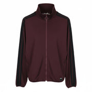 REPLAY Men Sweatshirt 2XL Dark Red Long Sleeved Casual Pocketed Zip-Up