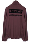 Red Polyester Sweatshirt