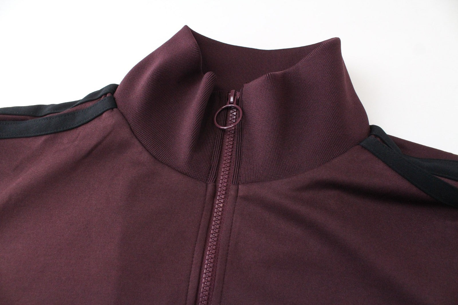 REPLAY Men Sweatshirt 2XL Dark Red Long Sleeved Casual Pocketed Zip-Up