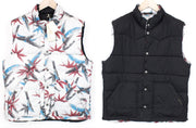 SCOTCH & SODA Ams Couture Men Jacket XL Blue Reversible Lined Padded Pattern