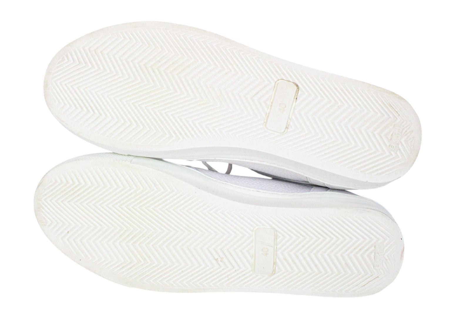 SUITSUPPLY Men Trainers EU40 Boys White Grained Leather Unisex Casual Sneakers