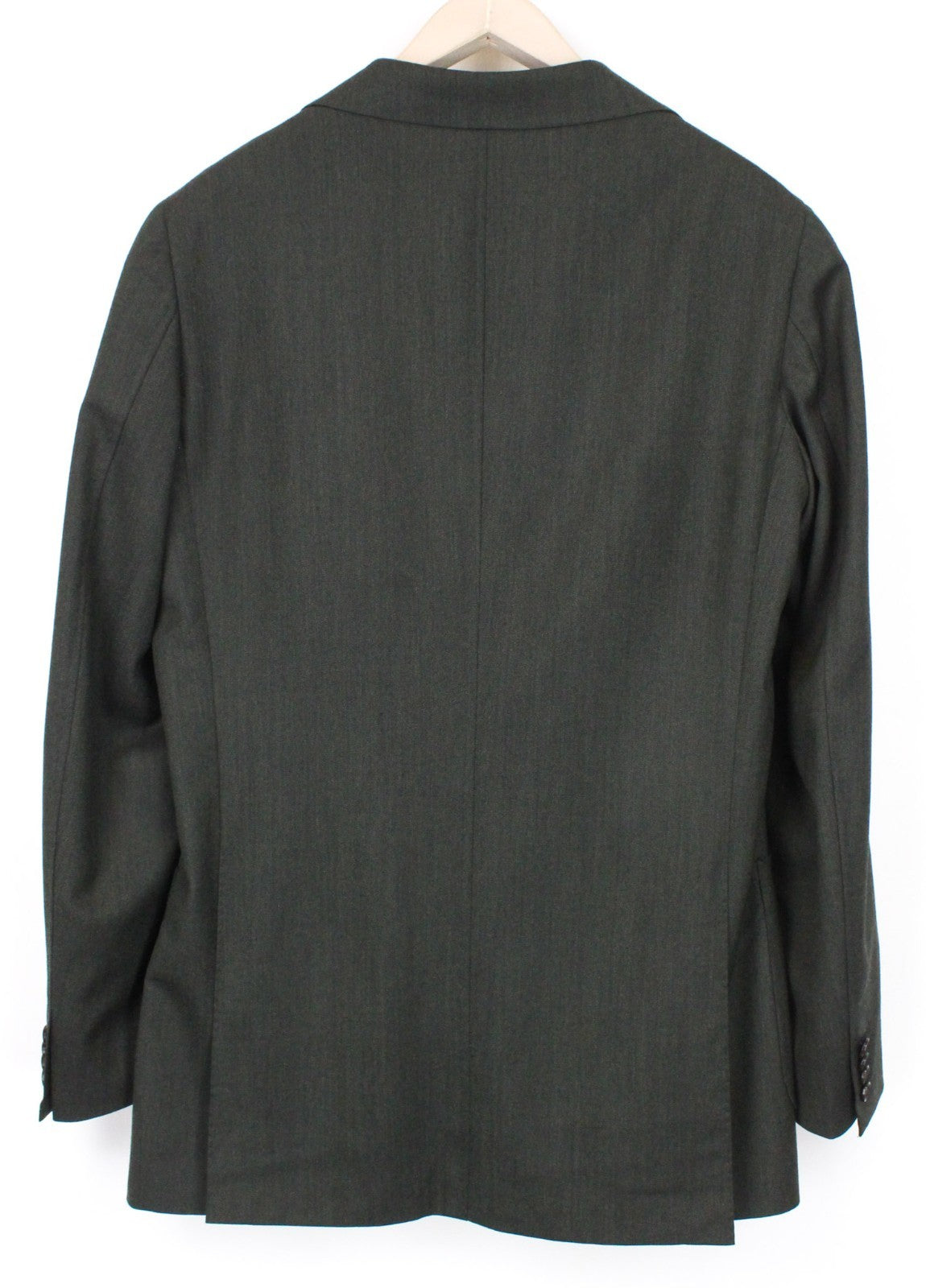 SUITSUPPLY La Spalla Men Blazer UK38L Green Birdseye Check Slim Pure Wool