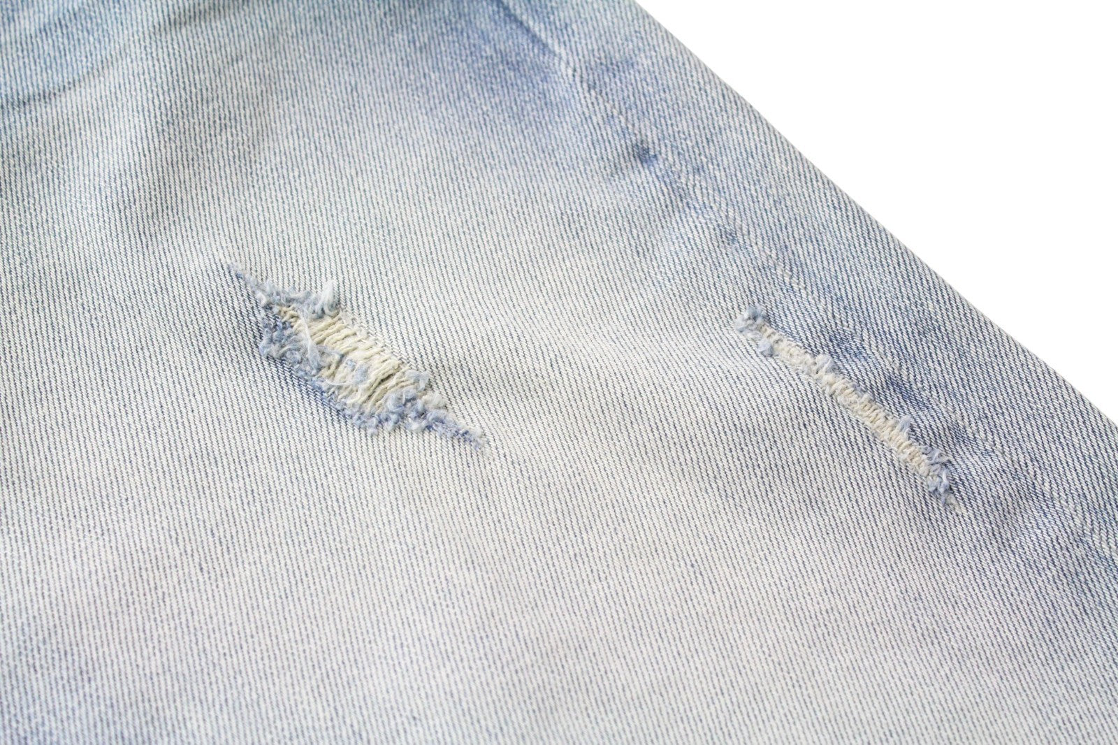 DIESEL D-Strukt 081AP Men Jeans W29/L32 Blue Stretch Tapered Fit Distressed