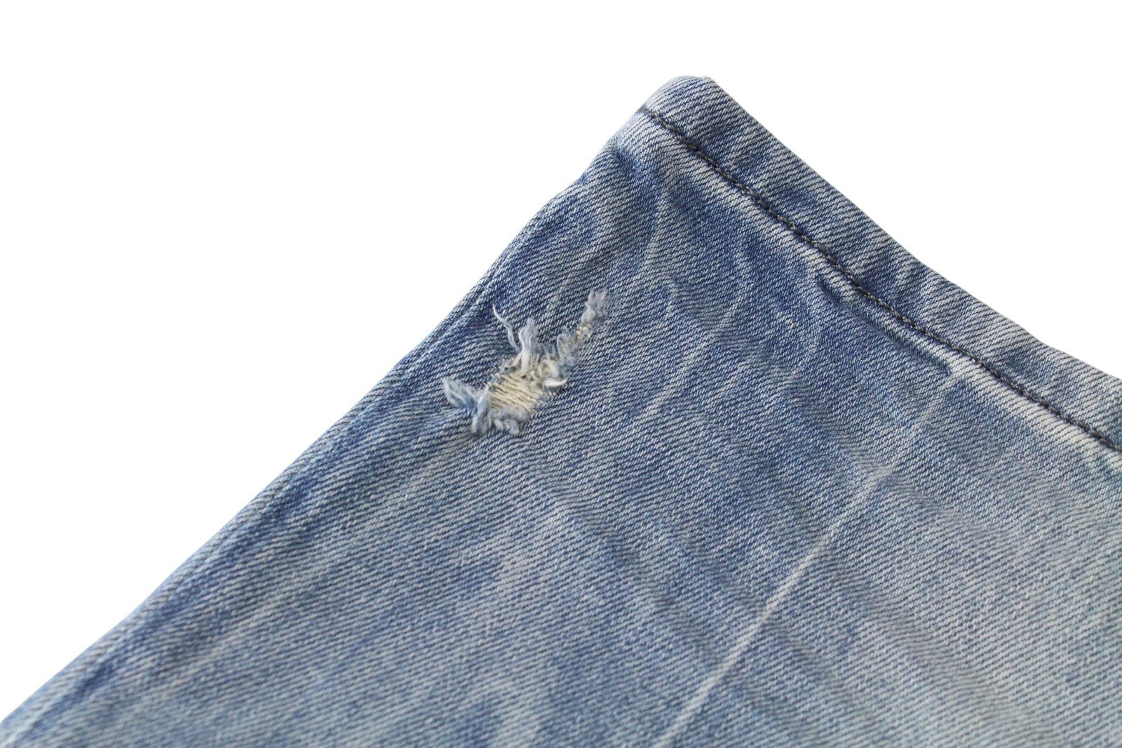 DIESEL D-Strukt 081AP Men Jeans W29/L32 Blue Stretch Tapered Fit Distressed