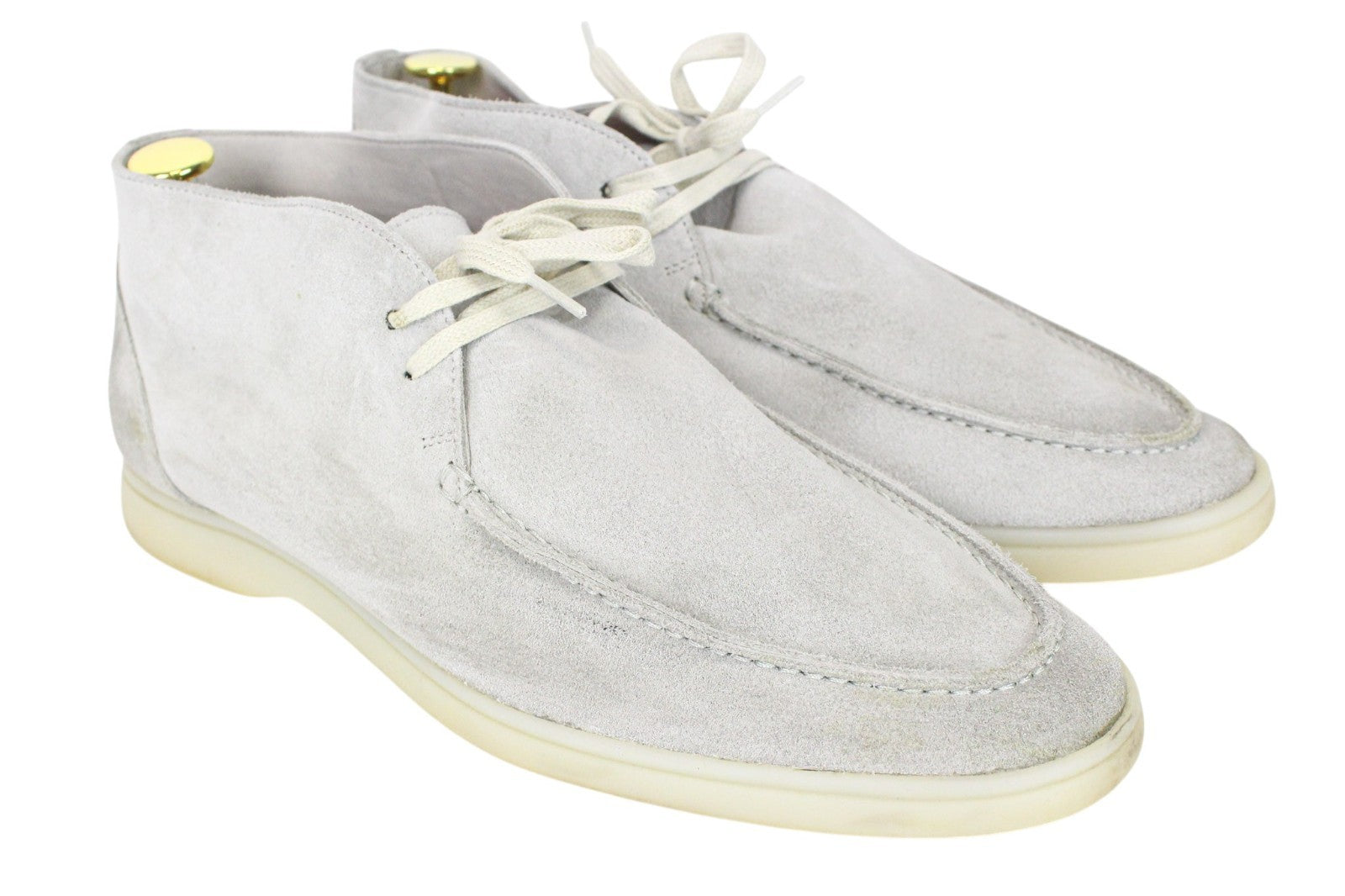 SUITSUPPLY Men Casual Shoes EU43 Beige High-Top Double-Faced Suede Leather