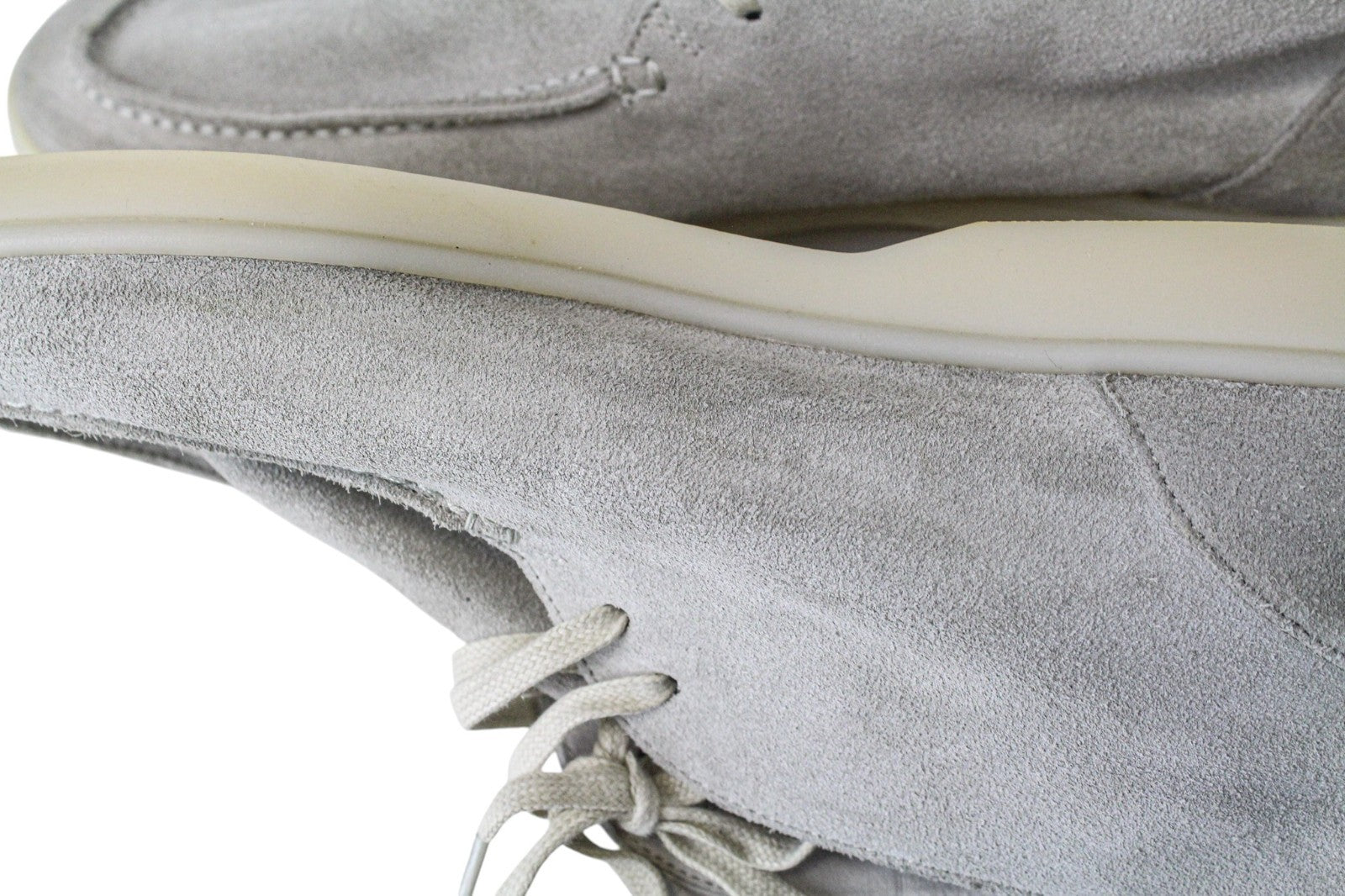 SUITSUPPLY Men Casual Shoes EU43 Beige High-Top Double-Faced Suede Leather