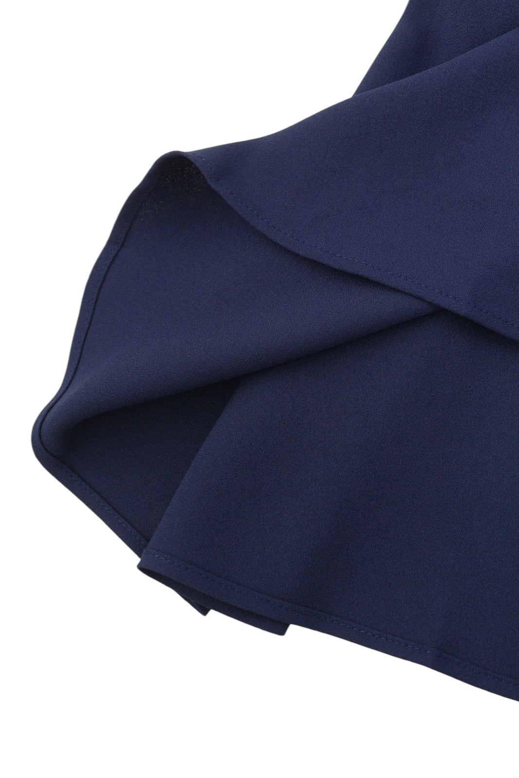 MAX MARA Weekend Women Dress EU36 Navy Crew 3/4 Sleeve Knee-Length