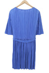 Blue Polyester Dress