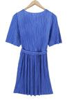 Blue Polyester Dress