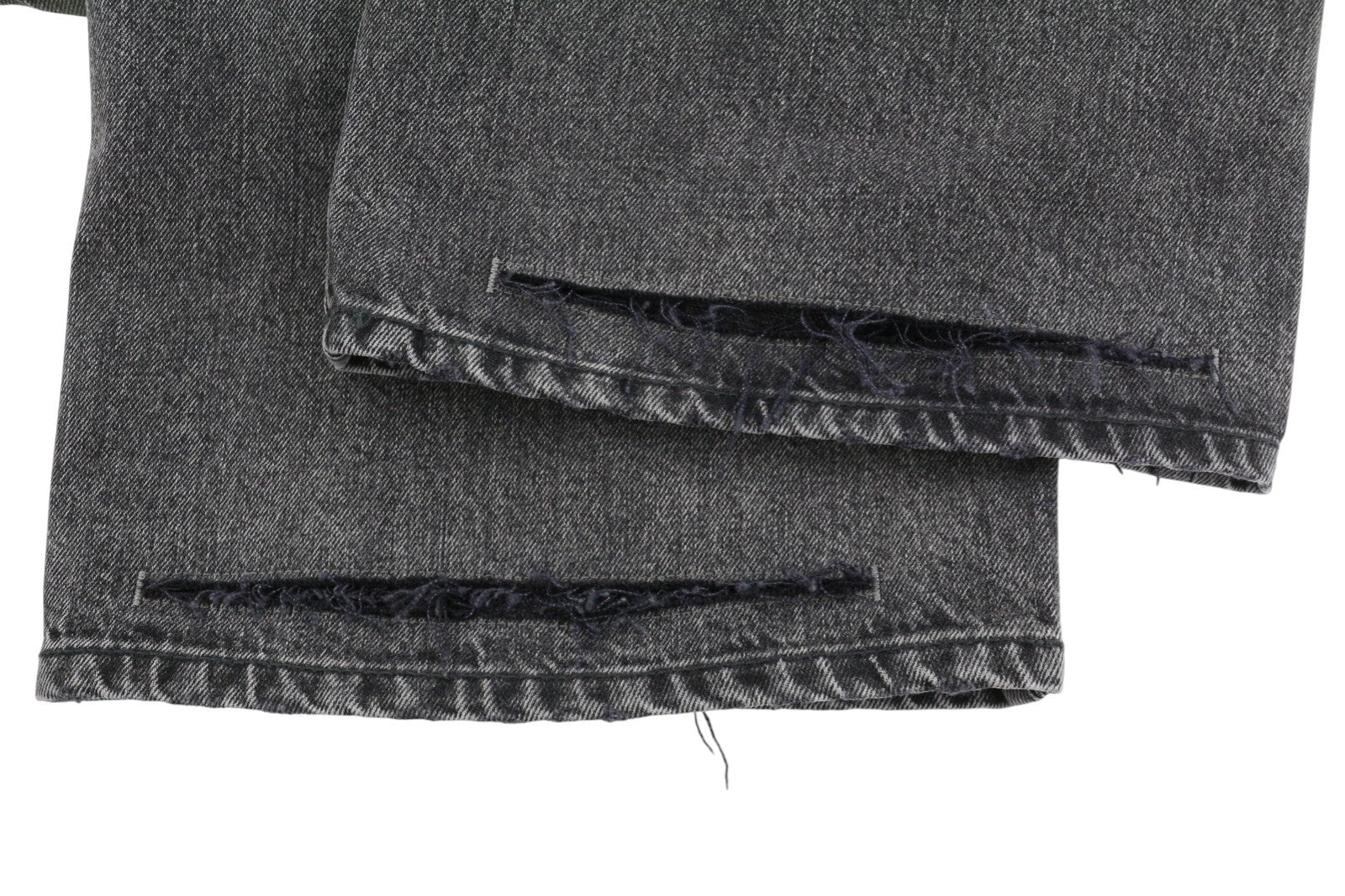R13 D'Arcy Loose Men Jeans 30 Polaris Black Whisker Fade PS26 RRP895
