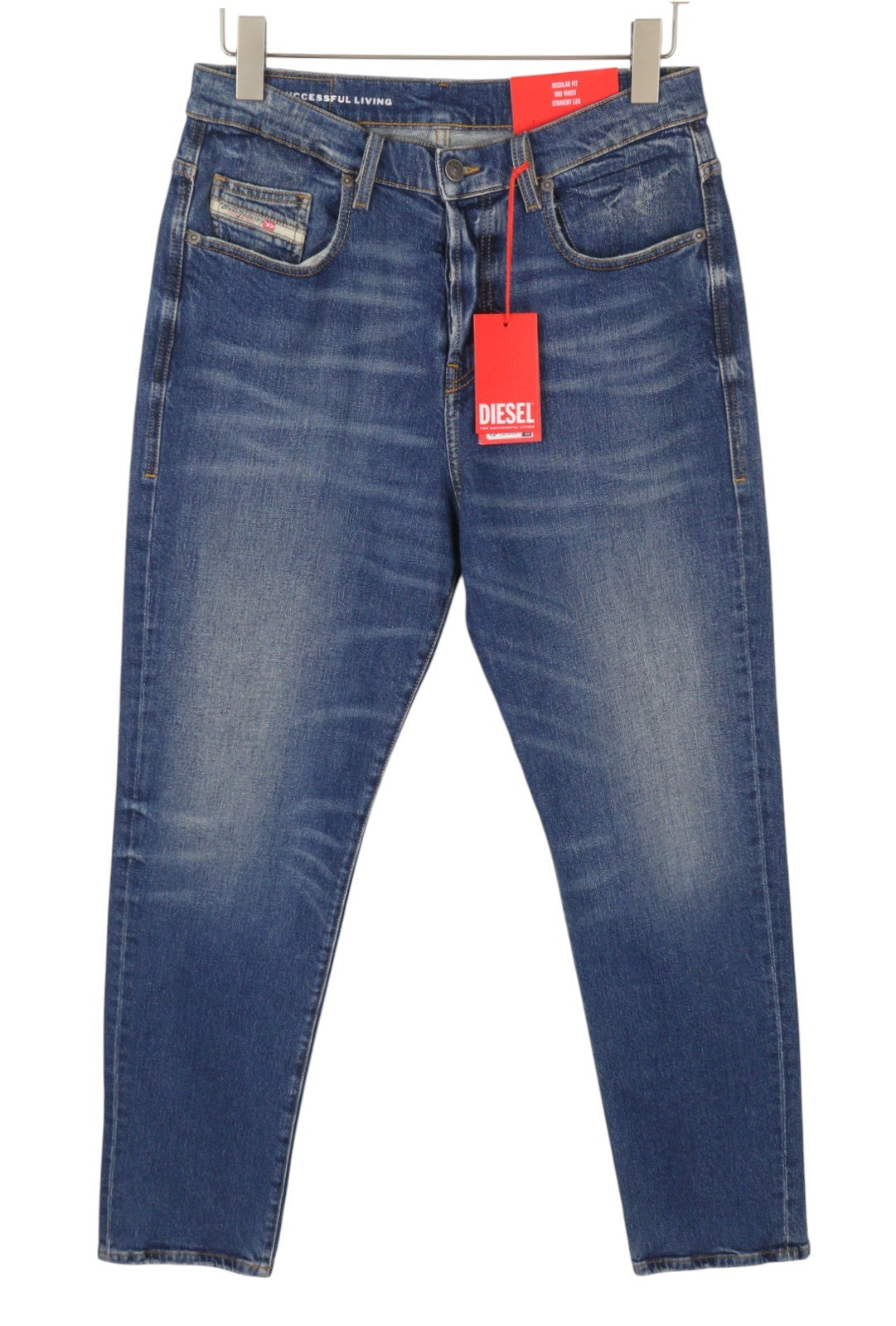 DIESEL 2020 D-Viker 007L1 Men Jeans W30/L32 Regular Straight RRP352