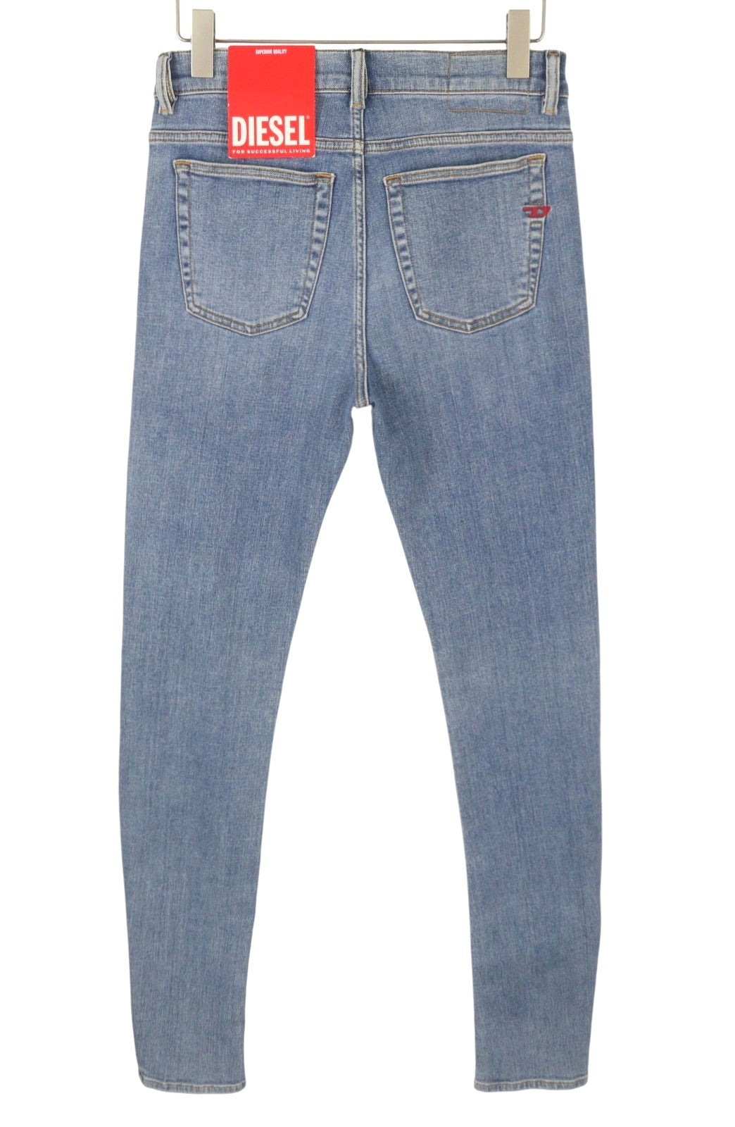 DIESEL 1983 09C01 Men Jeans W31/L34 Blue Faded Skinny High Waist