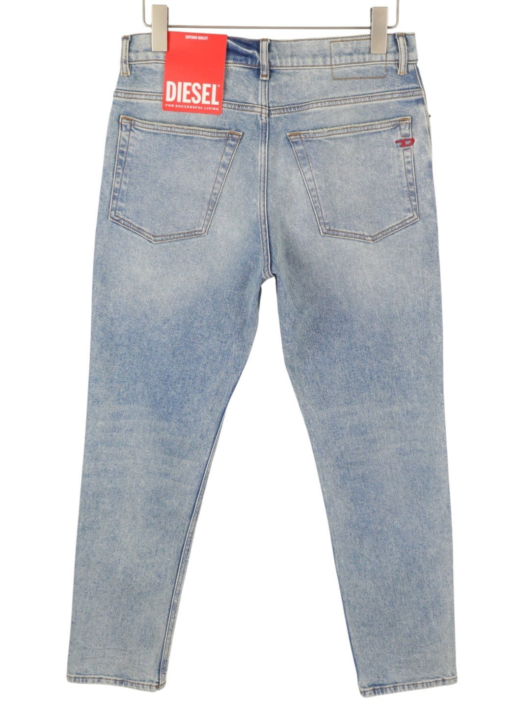 DIESEL 2005 D-Fining 09E86 Men Jeans W30/L32 Blue Faded Taper Regular