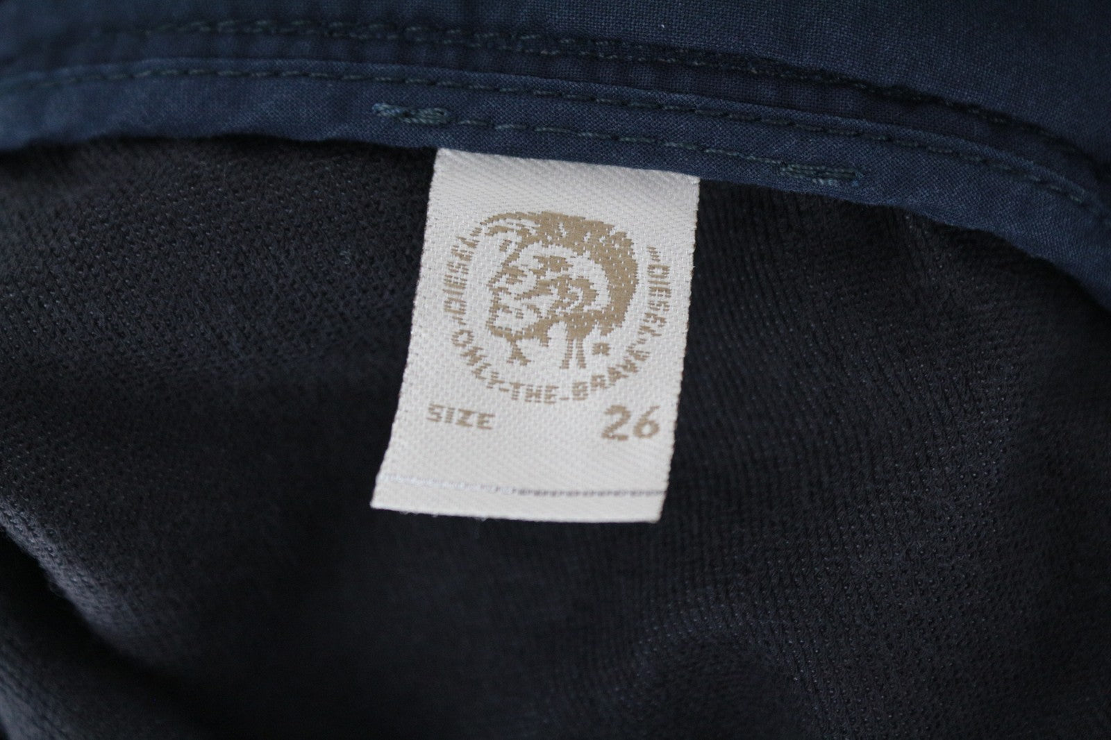DIESEL Krooley-Ne 0686F Men Jeans W26 Stretch Boys Blue Sweat Jogg Tapered