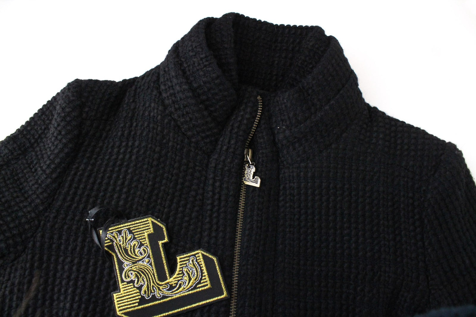 DESIGUAL L'Adoration Women Coat EU38 M Black Designer Wool Mid-Length Woven