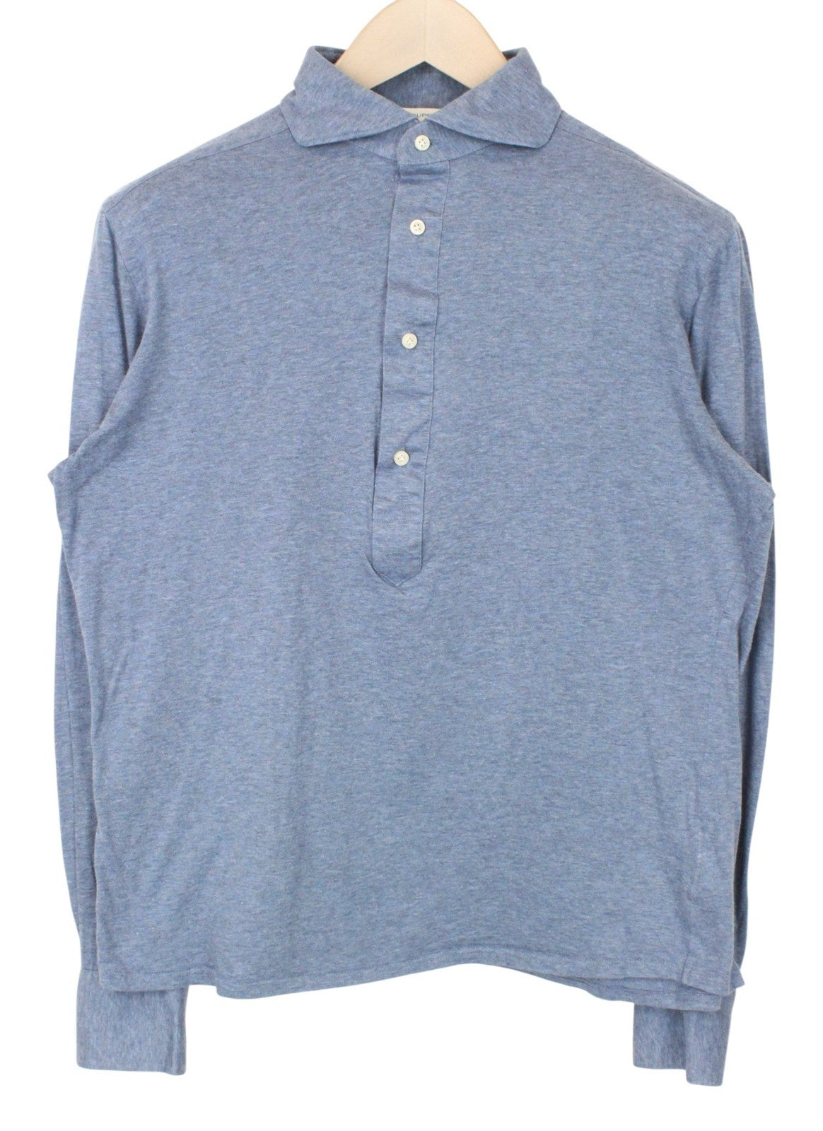 Blaues Twill-T-Shirt