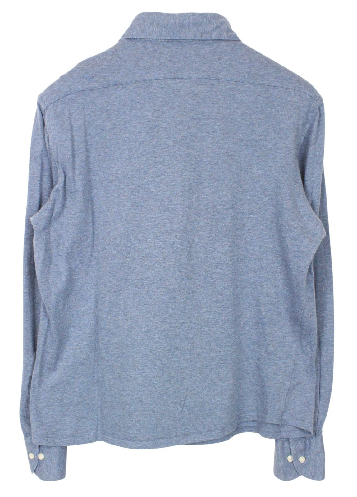 SUITSUPPLY Men T-Shirt 39/40/15 1/2/15 3/4 Extra Slim Fit Blue Pure Cotton Polo