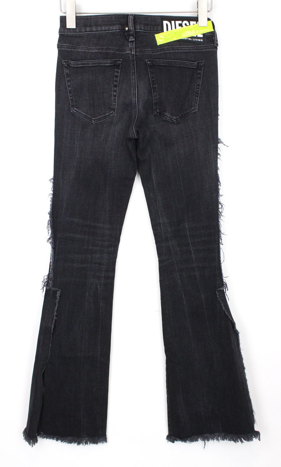 DIESEL D-Ebbey-F 081AH Women Jeans W24/L32 Girls Bootcut Grey Cotton Stretch