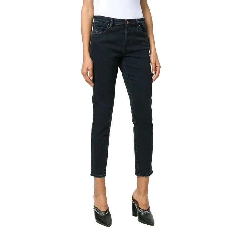 DIESEL Babhila 084NX Women Jeans W26/L30 Slim-Skinny Dark Blue Cotton Stretch