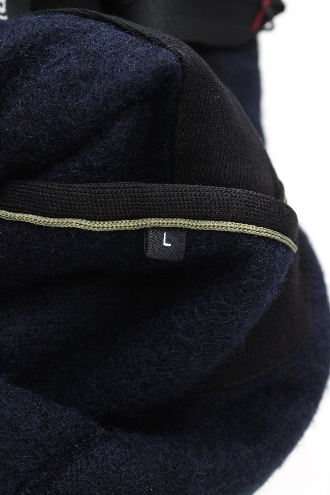 REPLAY Men Coat L Marine Blue Double-Breasted Wool Blend Classic Lined Notch