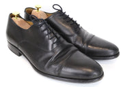 SUITSUPPLY Men Formal Shoes EU46 Black Laced Low-Top Genuine Leather Classic