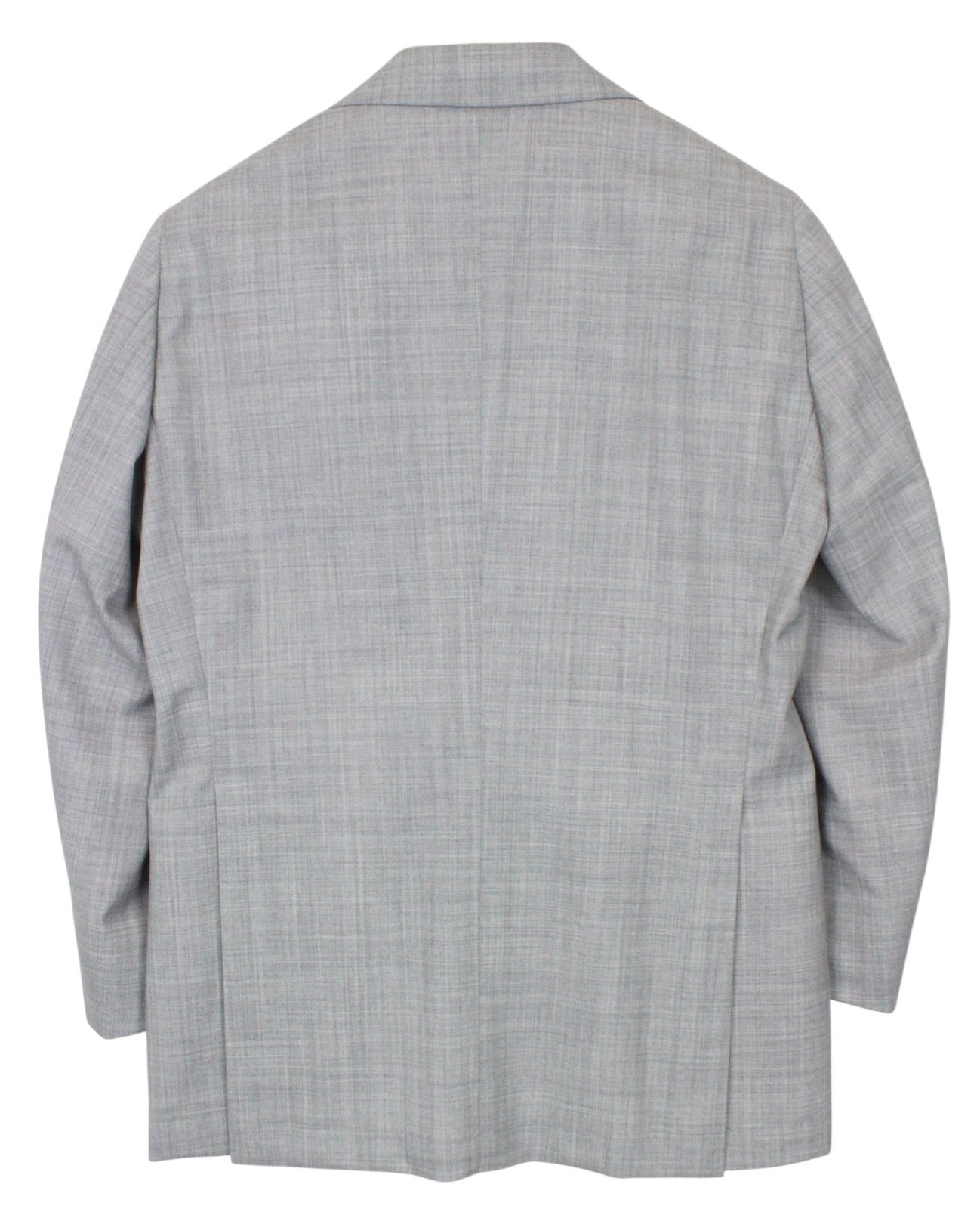 SUITSUPPLY La Spalla Men Suit UK34R Grey Slim 2-Piece Melange Pure Wool S120s
