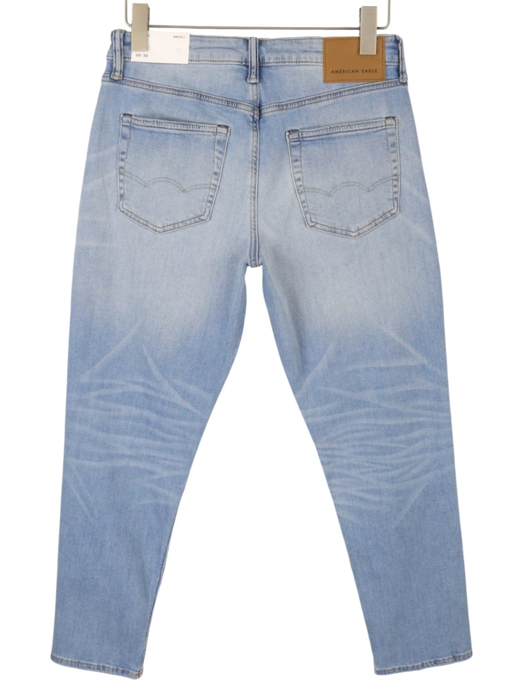 AMERICAN EAGLE OUTFITTERS Airflex+ Men's Jeans W30/L30 Athletic Pale Blue