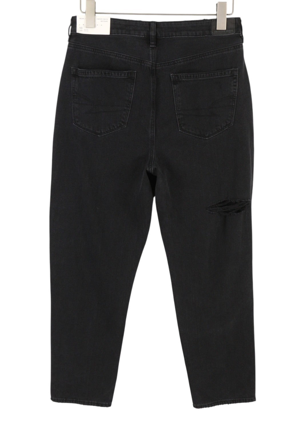 AMERICAN EAGLE OUTFITTERS Mom Women's Jeans W30 Stretch Waist Distressed