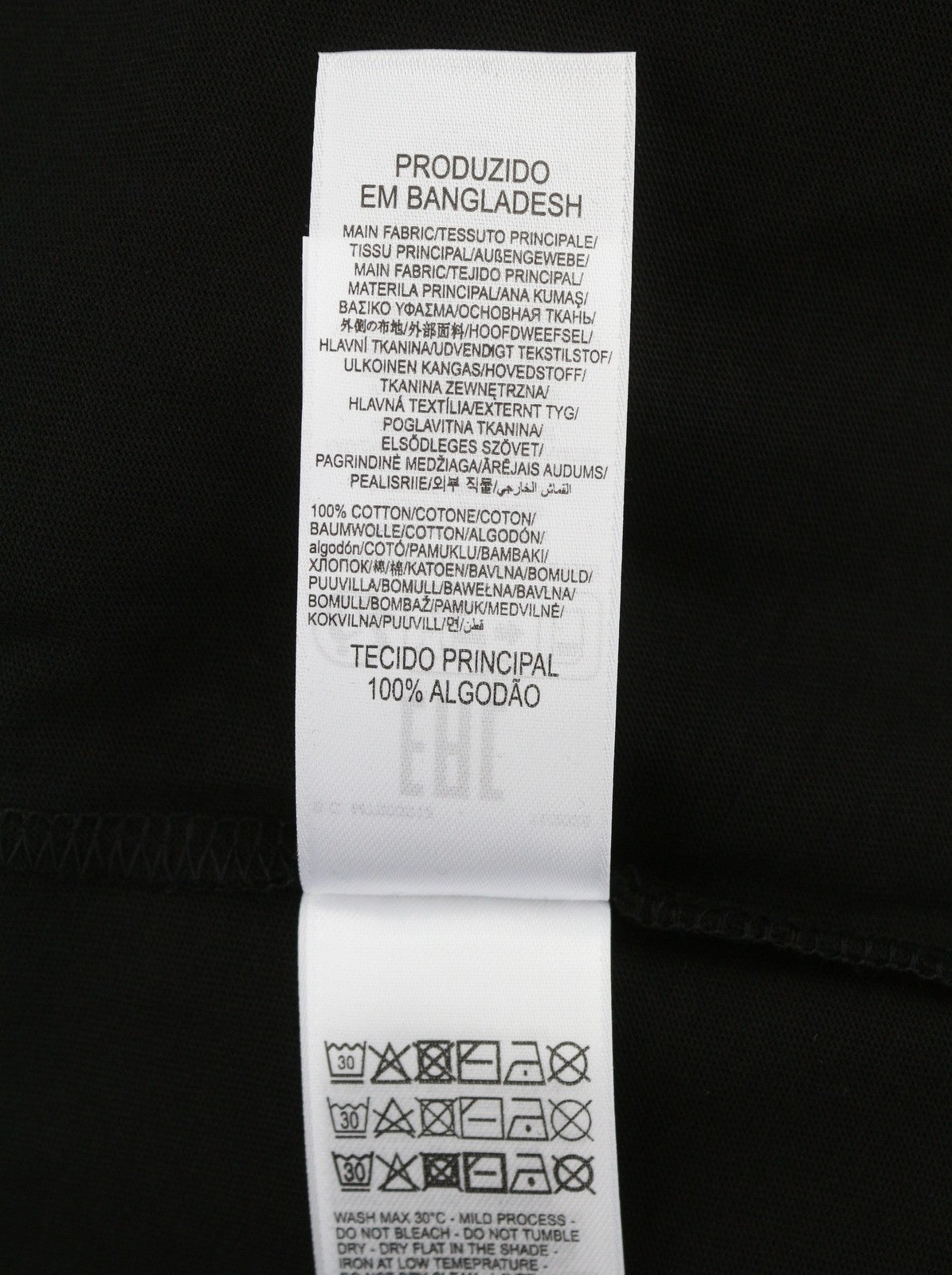 DIESEL T-Just 16 Men T-Shirt L Black Cotton Tricot Crew Neck Short Sleeve