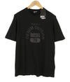 DIESEL T-Just-E17-Out Men T-Shirt XL Black Cotton Tricot Crew Neck Short Sleeve