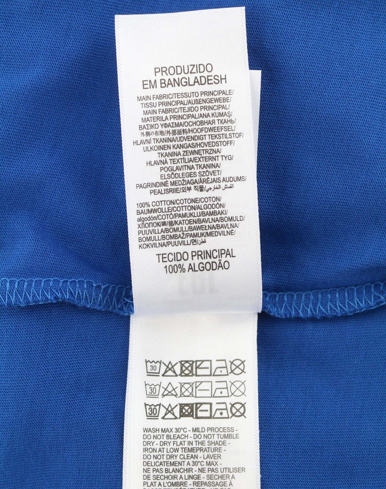 DIESEL T-Just 12-5 Men T-Shirt 2XL Blue Cotton Tricot Short Sleeved