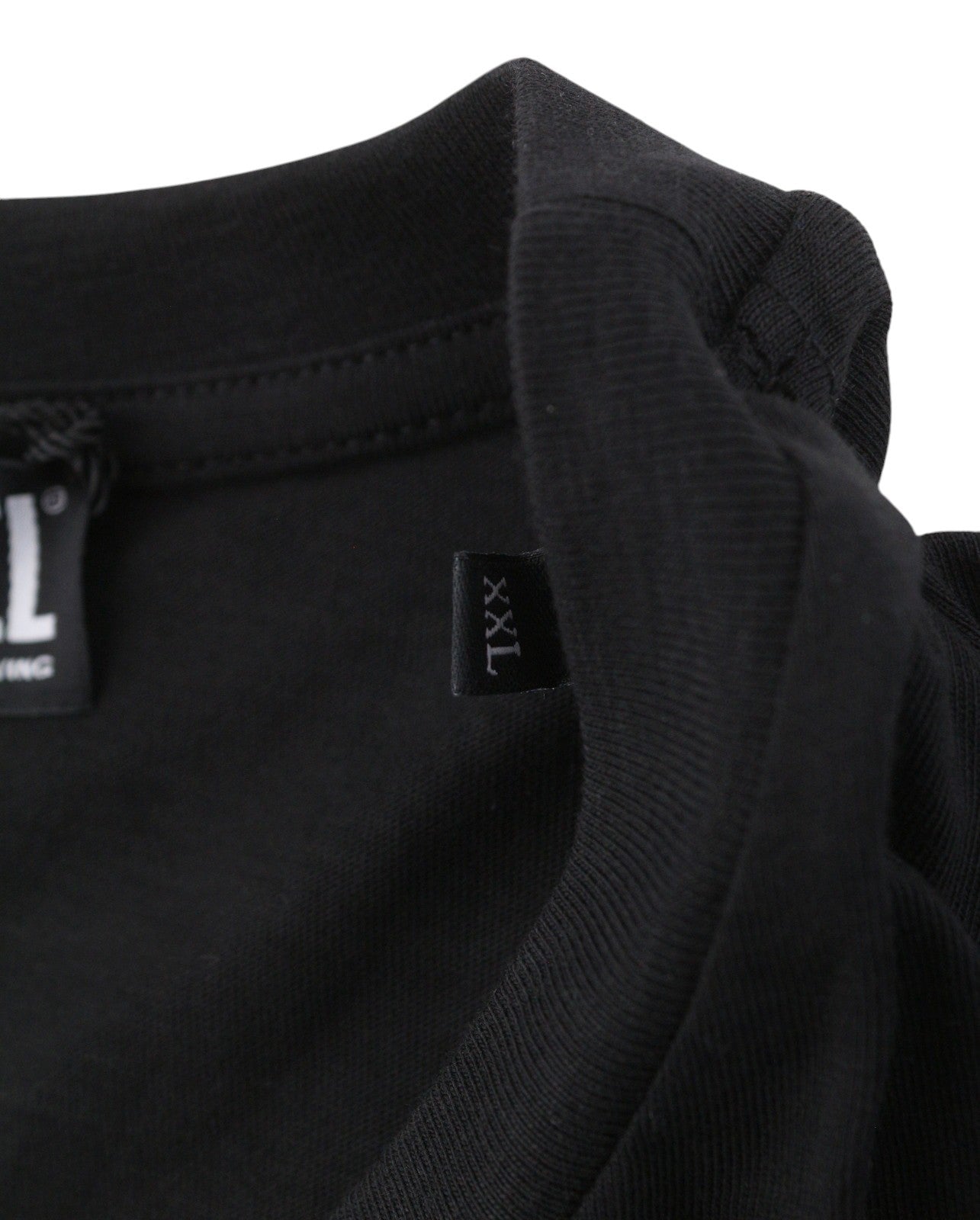 DIESEL T-Just 250231 Off Men T-Shirt 2XL Black Cotton Tricot Crew Short Sleeve