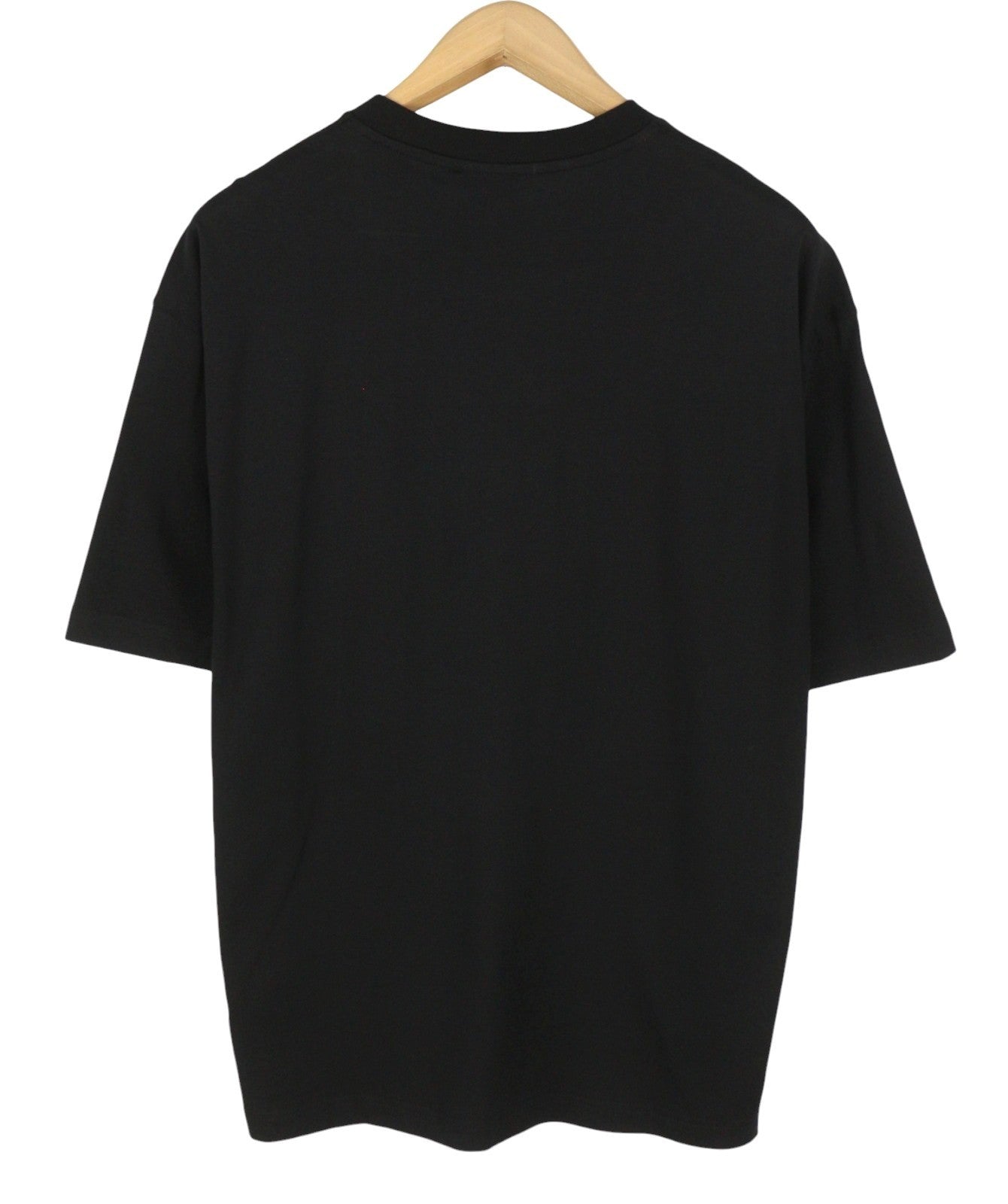 DIESEL T-Wash-XX Men T-Shirt M Black Loose Fit Cotton Tricot Crew Short Sleeve