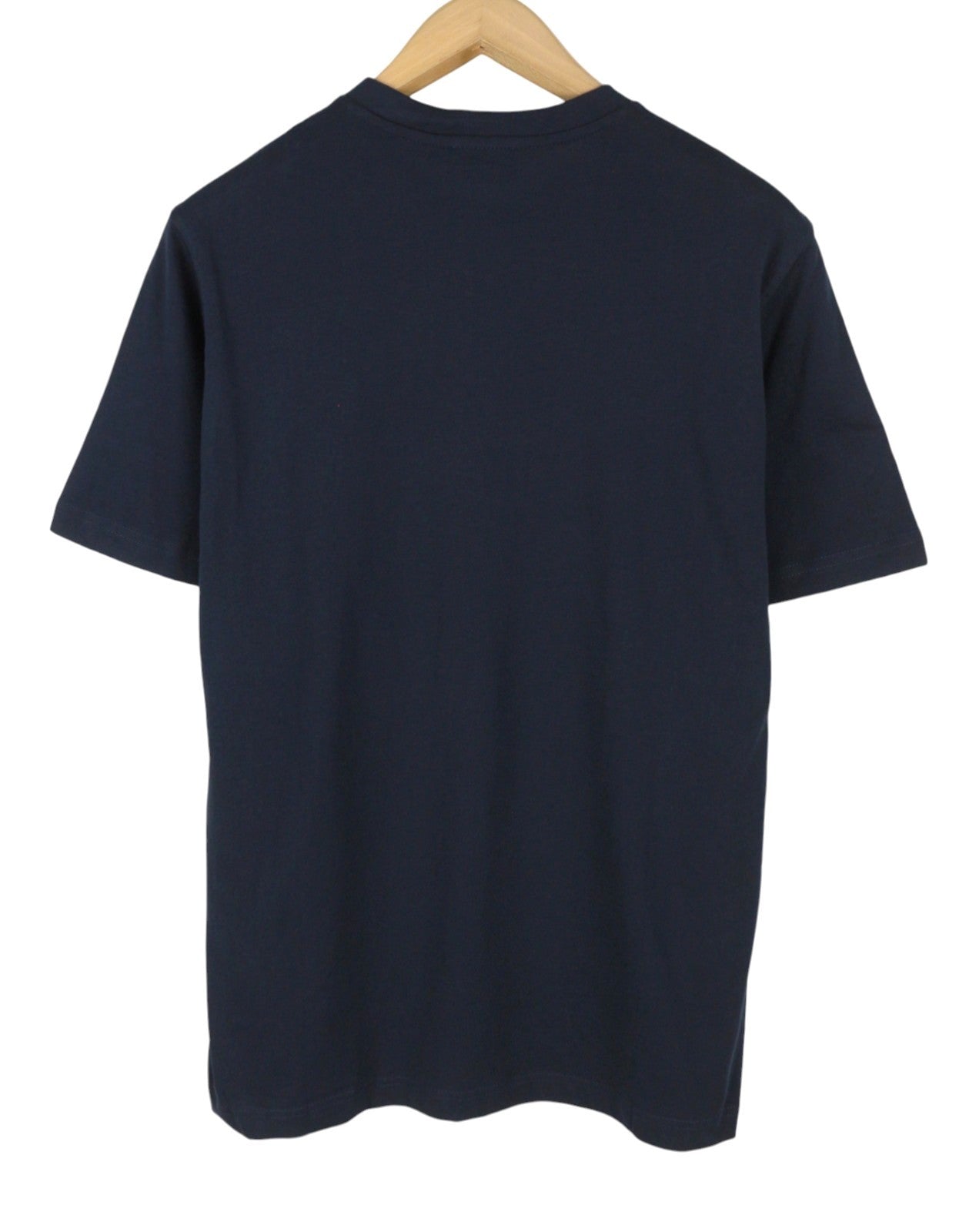 DIESEL T-Just-Small-New D Logo Men T-Shirt L Blue Cotton Tricot Short Sleeve