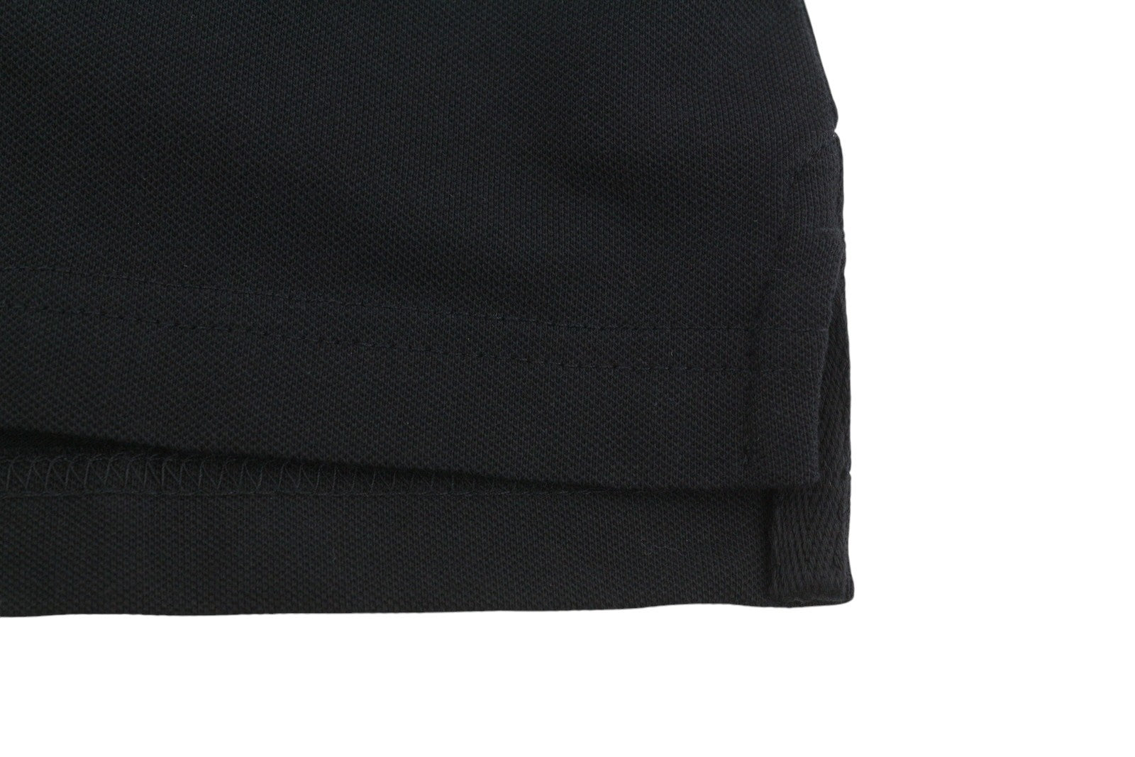 DIESEL T-Smith 260105 Off Men Polos L Black Front Logo Short Sleeve