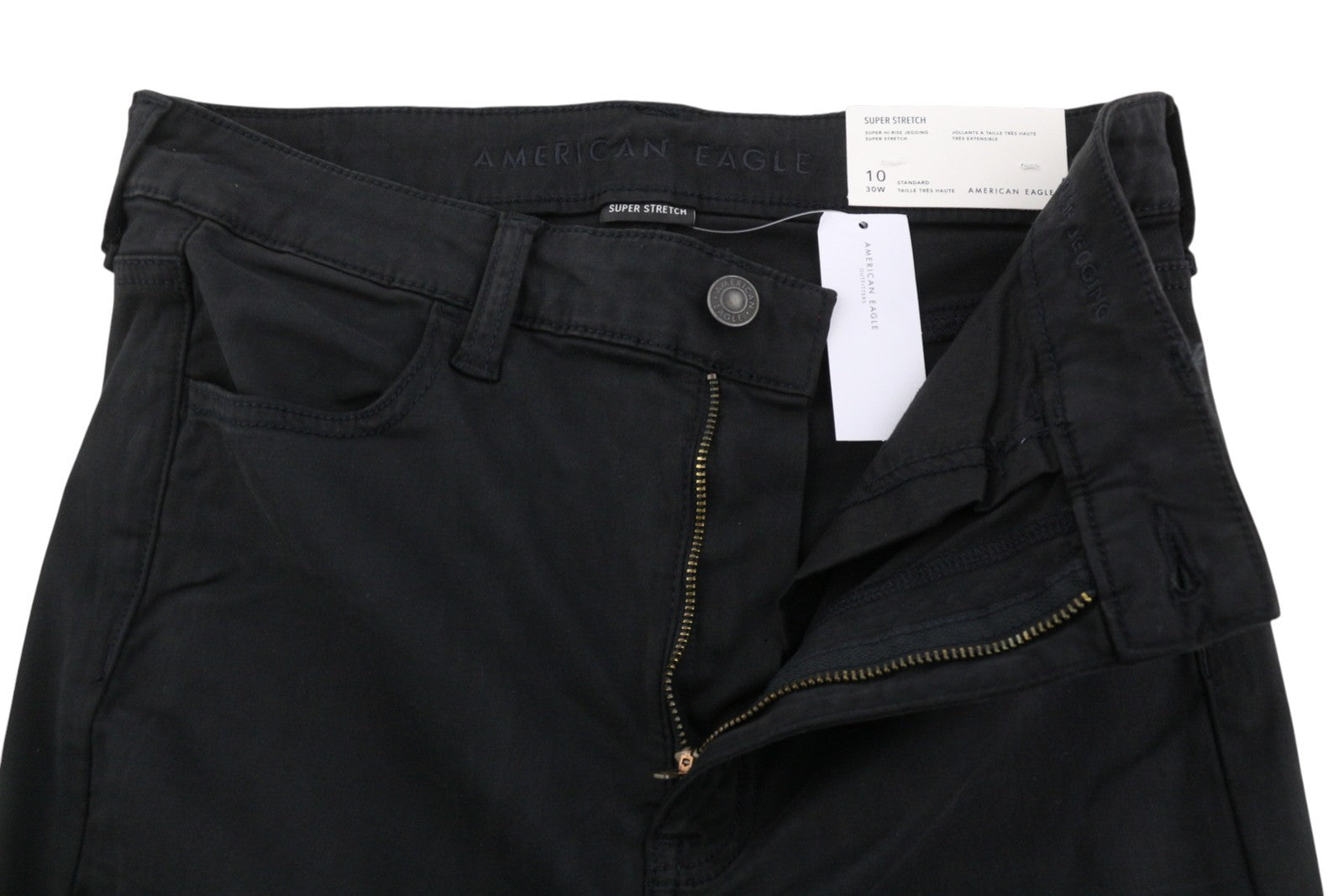 AMERICAN EAGLE OUTFITTERS Super Hi-Rise Jegging Women's Trousers W30 Stretch