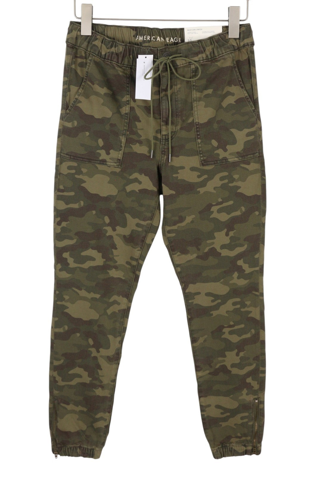 AMERICAN EAGLE OUTFITTERS Jegging Jogger Women's Trousers W30 Camo Green