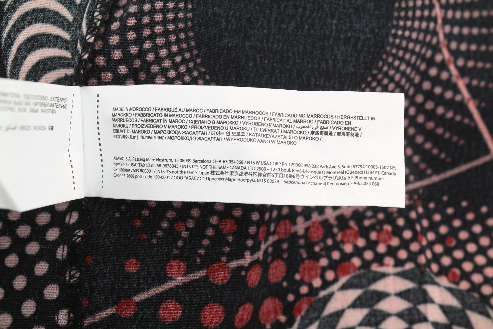 DESIGUAL Blus Luna Rep Women's Blouse XL Dark Print Long Sleeve