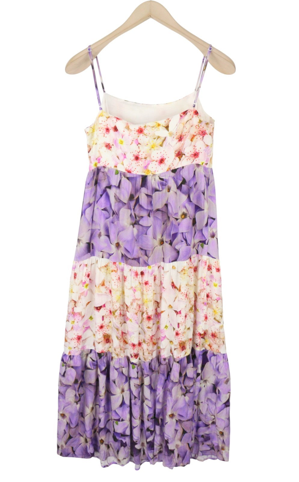 DESIGUAL Vest Estrella Women's Dress S Floral Sleeveless Midi