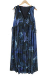 Blue Polyester Dress