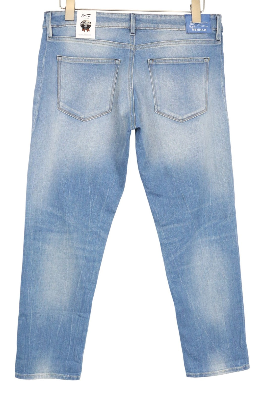 DENHAM Monroe Helix Women's Jeans W28/L28 Blue Cotton Stretch Girlfriend Taper